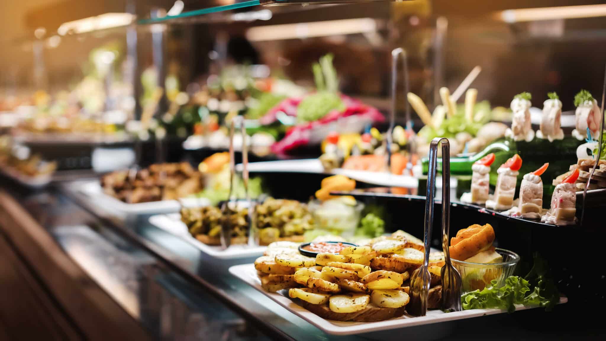 billede af buffet